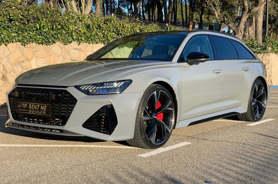 Rent Audi RS6 in Madrid - Barcelona | Top Cars Motion