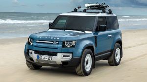 land rover pacific blue